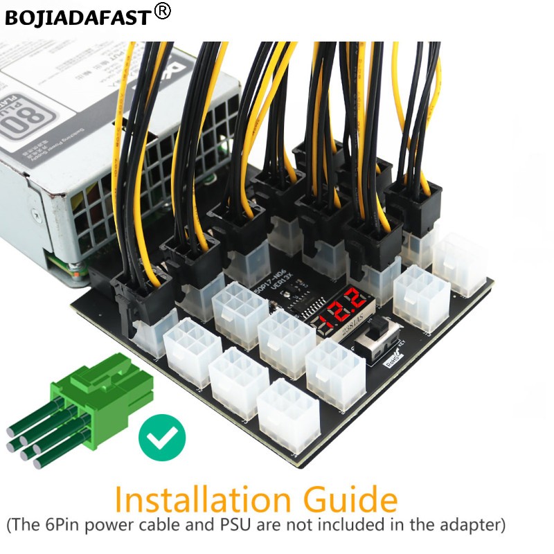 17 * Placa de conexão para fon - 2400W Server Psu Breakout Board avaliação e preço